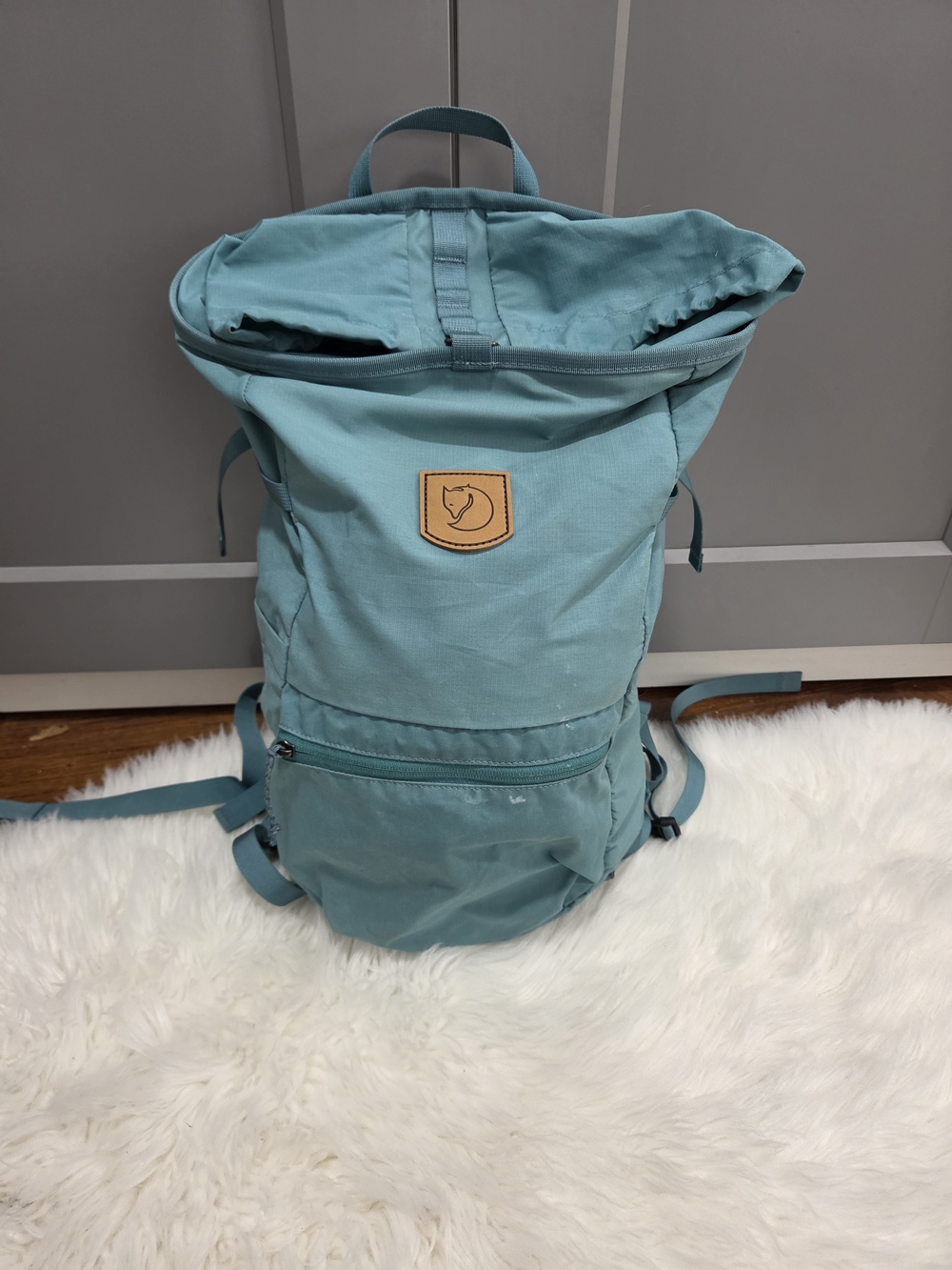 Fjallraven Top Backpack in Teal